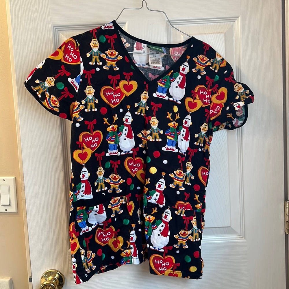 Sesame Street Scrub top